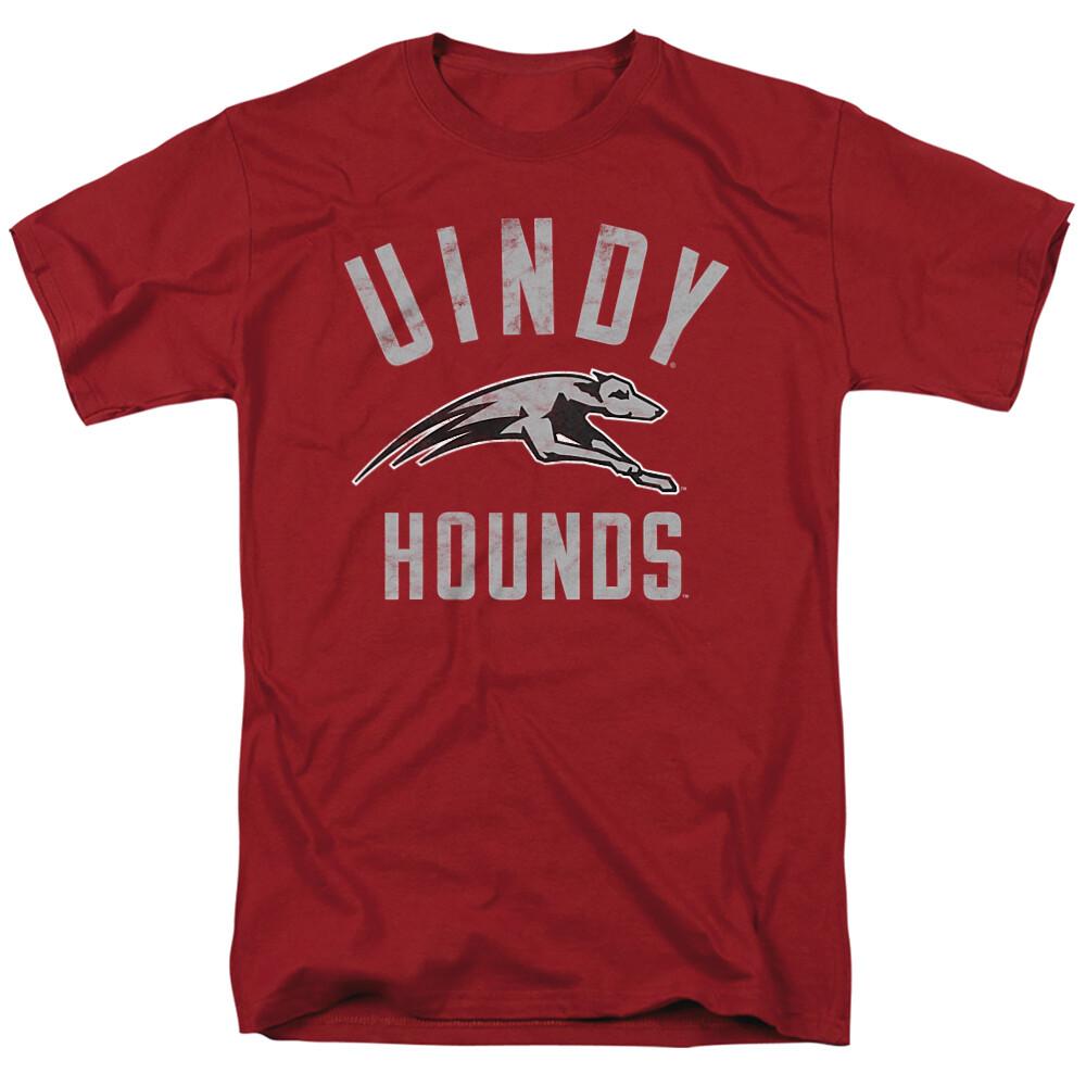 University of Indianapolis Adult T-Shirt Greyhounds Logo, Cardinal, S-3XL S разноцветный