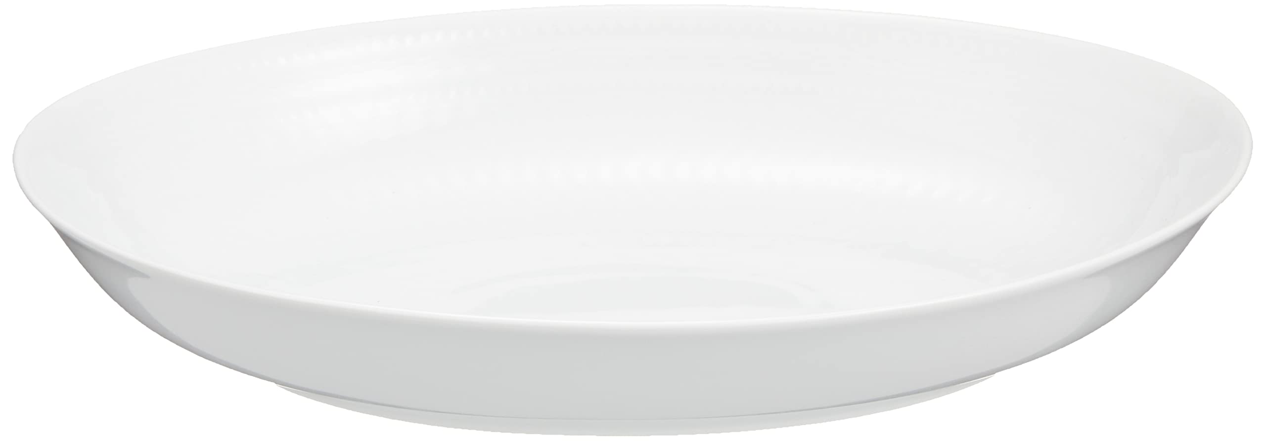 

Royal Copenhagen White Palmette Oval Dish, 27cm, Wedding Gift, Product Number 1016964 (Officially Imported)