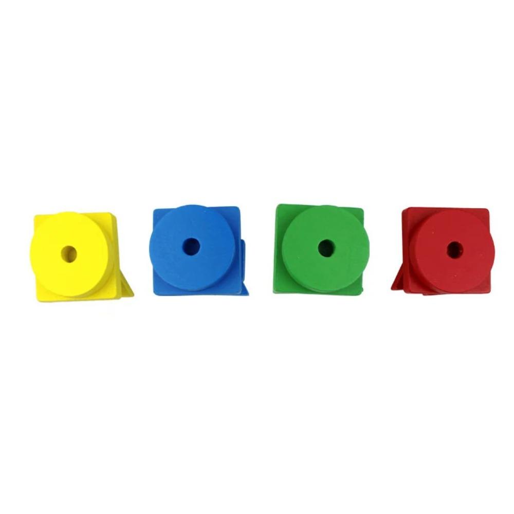 Wooden Montessori Toy Building Blocks Learning Educational Toys for Children Colorful Shapes Early Learning Kids Puzzle Toys