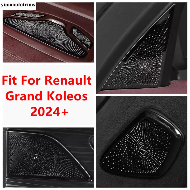 Car Pillar A Tweeter / Door Speaker / Dashboard Loudspeaker Horn Frame Cover Trim Accessories For Renault Grand Koleos 2024 2025