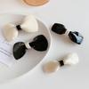 Korean Hair Clips for Women Bowknot Hair Barrettes Elegant Solid Color Plastic Cute Hairclip Girl Hair Accessories New Hair Clip