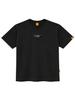 Ellamo Leather Patch Short Sleeve T-Shirt Unisex Plus Size S~4Xl (B Type)