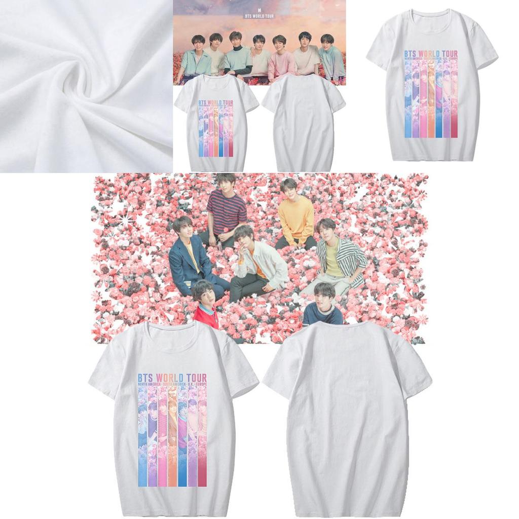 Bts Kpop Welttour T-Shirt Speak Yourself Konzert T-Shirt Jk Rm Suga Oberteile T-Shirt
