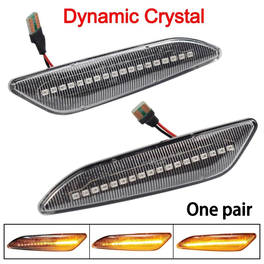 Dynamic LED Side Marker Light Arrow Turn Signal Blinker Indicator Lamp For Alfa Romeo Mito 147 156 Fiat Egea Tipo 356 Lancia