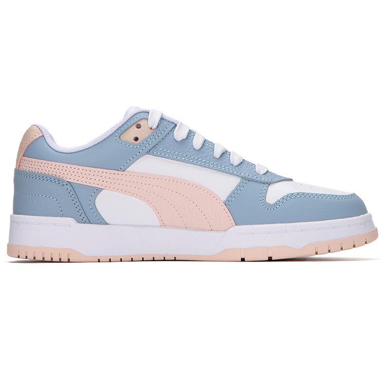 Puma RBD Game Low Blue Wash Island Pink Unisex Sneakers White 386373-09