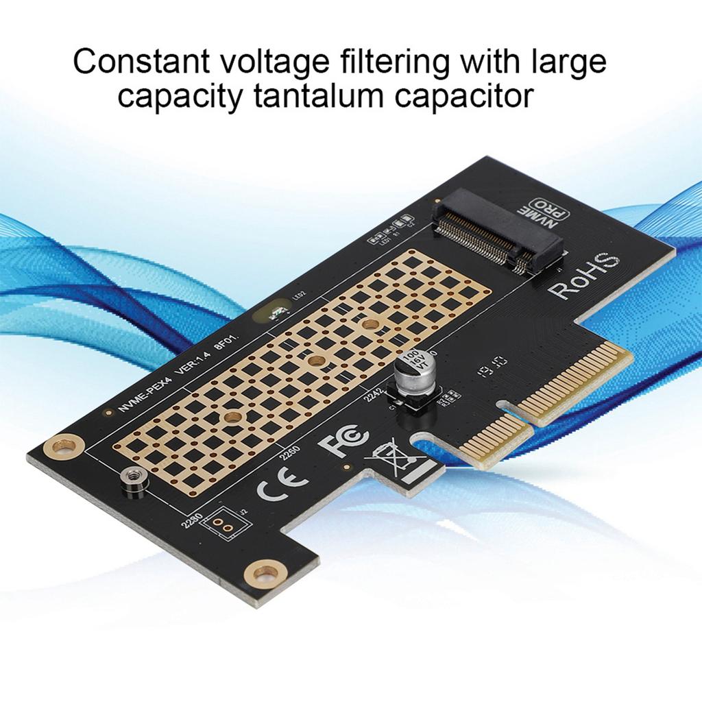SK4 PCIE 3.0 x 4 NVMe Adapter Card for NVMe m.2 SSD PCIE x 4 x 8 x 16 Slots