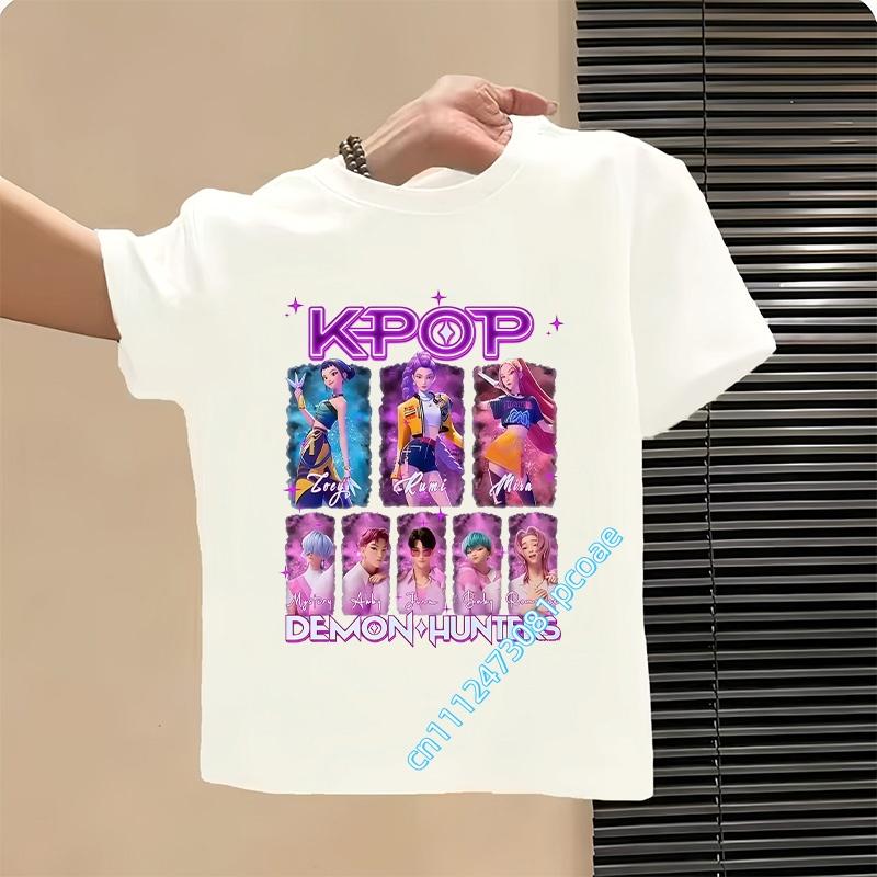 Style Children's Pure Cotton Short-Sleeved Cartoon Printed Summer T-Shirt - Girls' Casual Shirt for Leisure, Boys' Sports Shirt