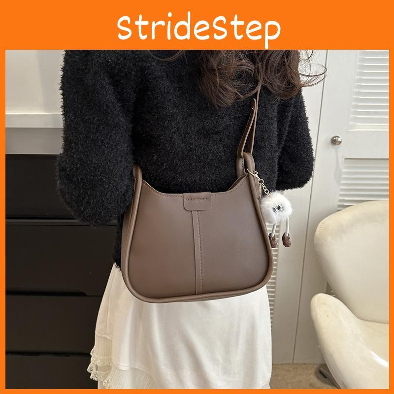 Stylish Women's Shoulder Bag Chic Winter Fashion Large Capacity Tote In Black White Brown