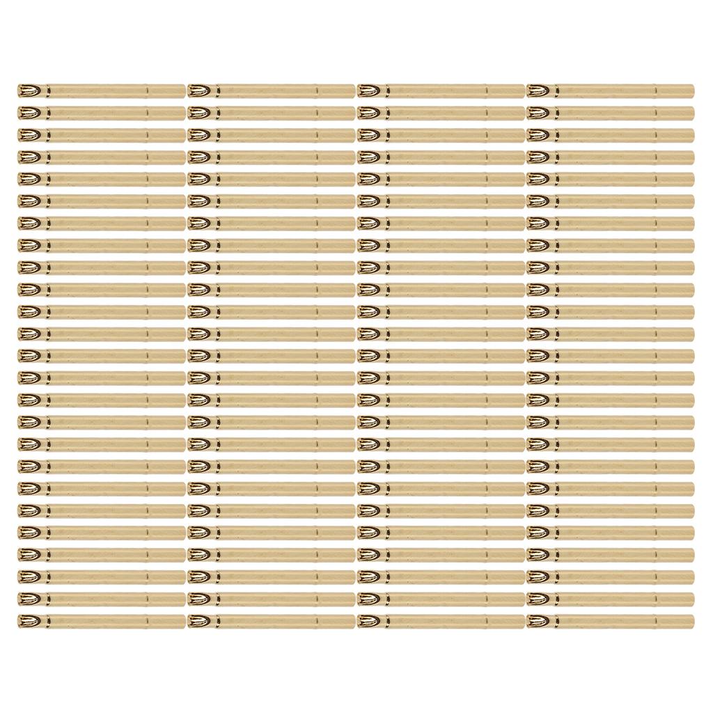 100Pcs Spring Test Probe Sleeve Brass 2.4mm Accessory Set Kit for P125 Series Pin R125‑4S