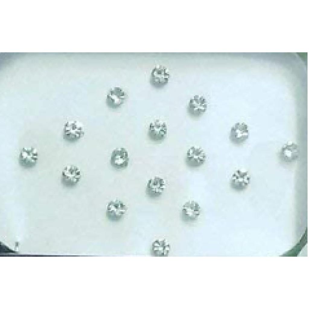 @ Indian Traditional Style Round Shape Bindi White Color Zr-2961-60%Off