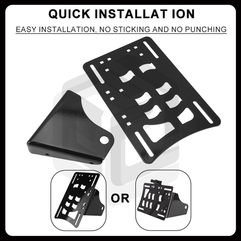 For Harley-Davidson Street Bob FXDB (2006-2017) / Fat Bob FXDF (2008-2016) Motorcycle LED Swingarm License Plate Holder