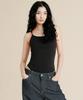 Plack Woman Stitch Point Bodysuit Black
