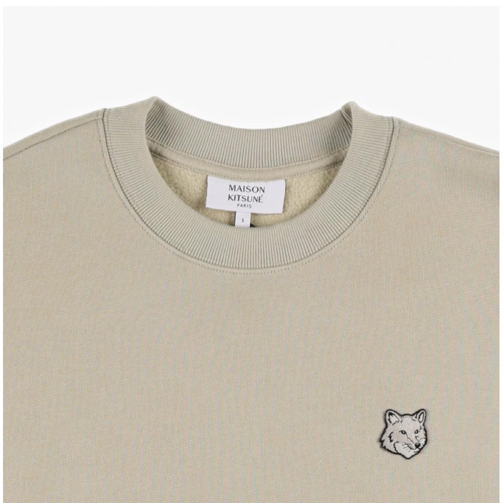 MaiSon KitSune Mm00316km0307 P129 Bold Fox Head Patch Men S SweatShirt