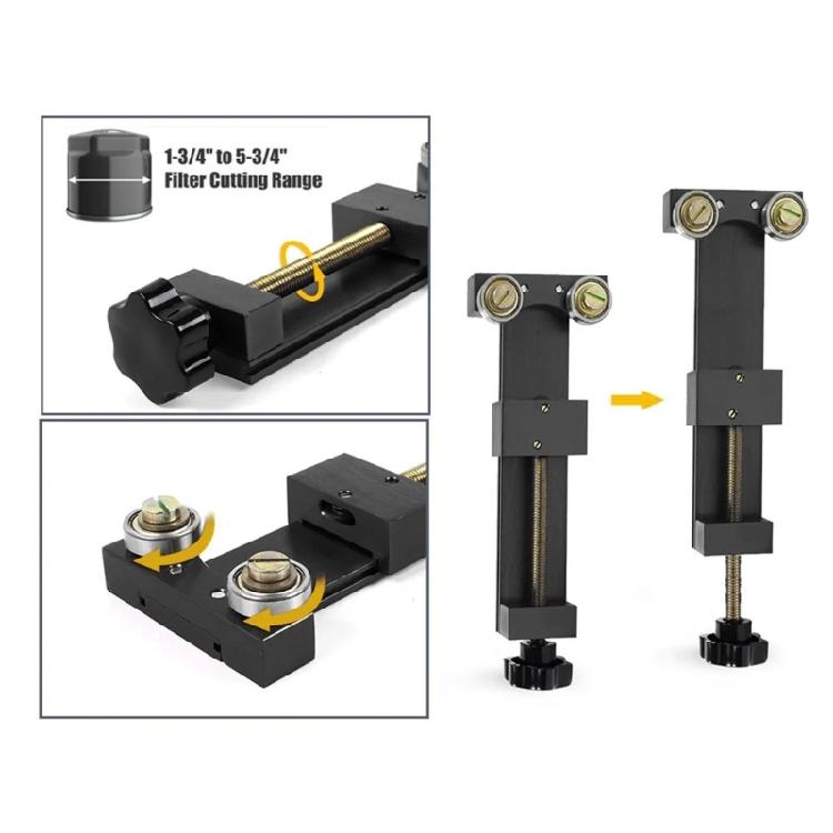 Oil Filter Cutting Tool Filter Cutting Tool Inspection Tool Parts for Filter Cutting 66490 Aluminum Oil Filter Cutter