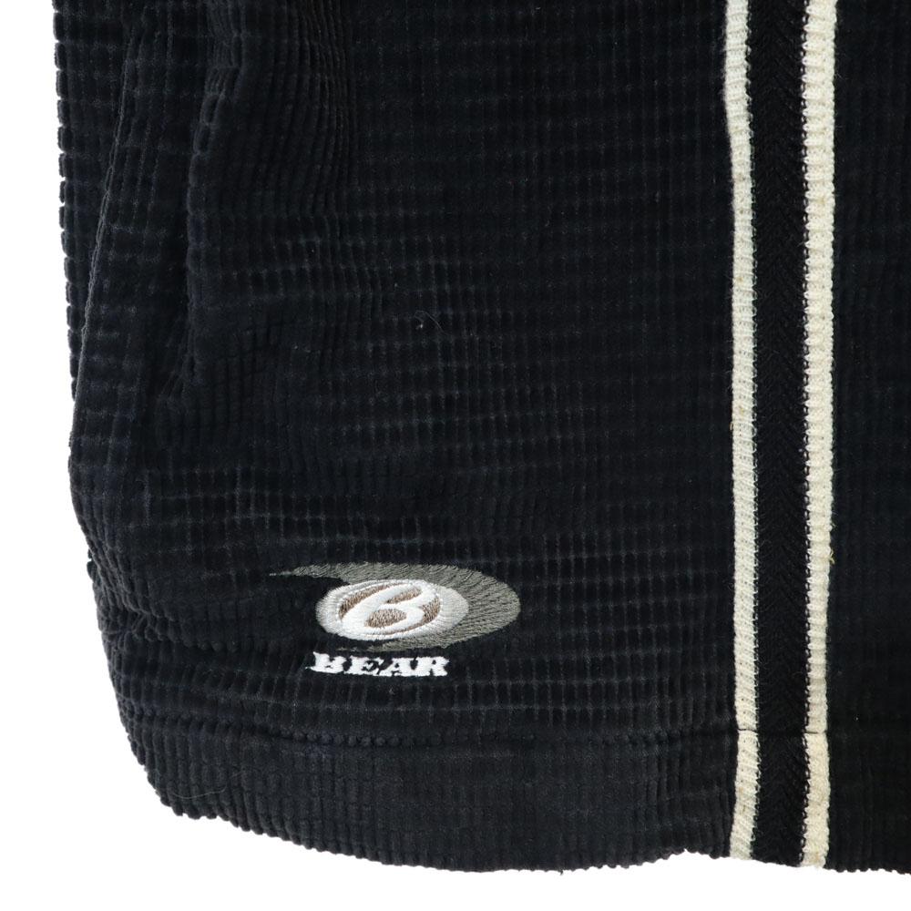 Bear 90s Old Corduroy Zip jacket M black Men's Used