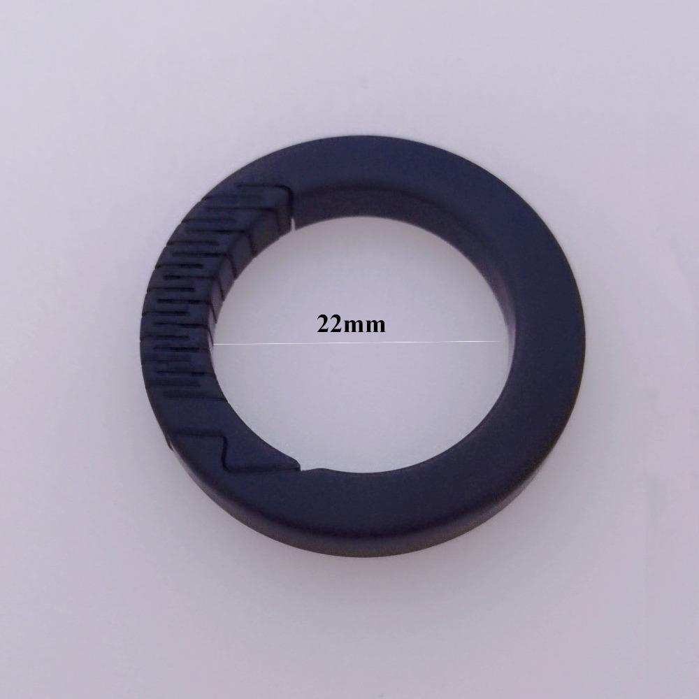 

Titanium Alloy Titanium Alloy KeyRings Super Lightweight Keychains Buckle Male Creativity Gift Black 22mm