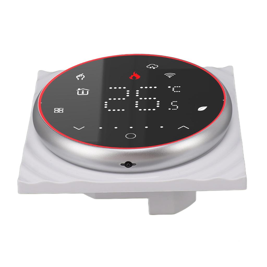 Inteligentny Termostat Domowy Aplikacja Sterowanie Głosowe Programowalny Wysoka Dokładność Suchy Styk Wiszący na Ścianie Piec