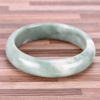 Elegant Genuine Natural Green Jade Gems Bangle Bracelet Handmade Jewelry
