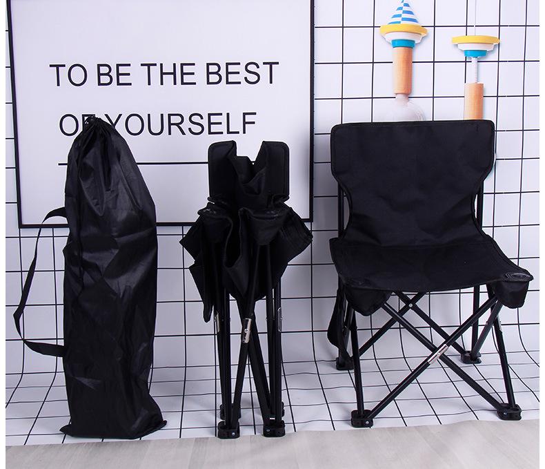 Chaise de Camping Pliante Portable d'Extérieur avec Logo Personnalisé - Parfaite pour la Pêche, le Croquis et les Sorties Printanières