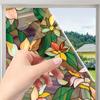 3D Laser Recyclable Window Privacy Film No-glue Window Film Decorative Protection Static Cling Stained Glass Home Sticker