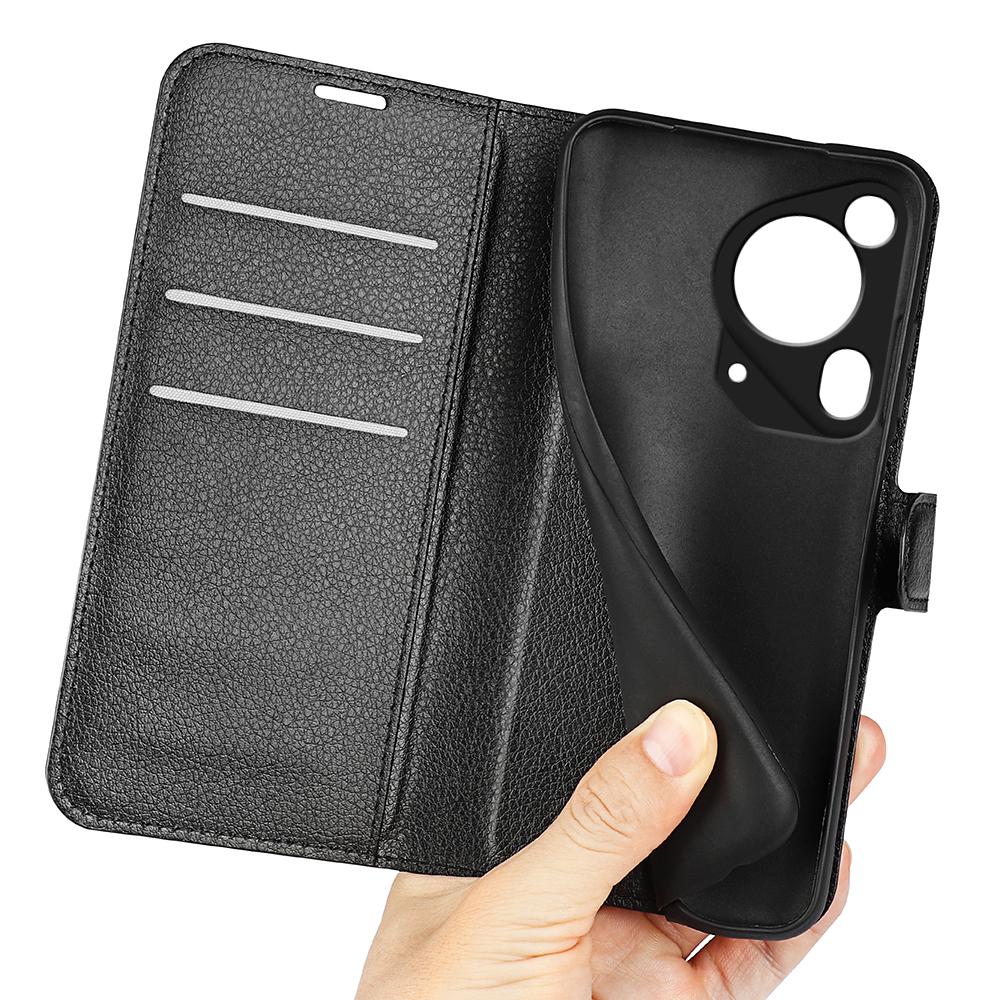 For Huawei Pura 70 Ultra Case Litchi Texture Leather Folio Flip Wallet Phone Cover