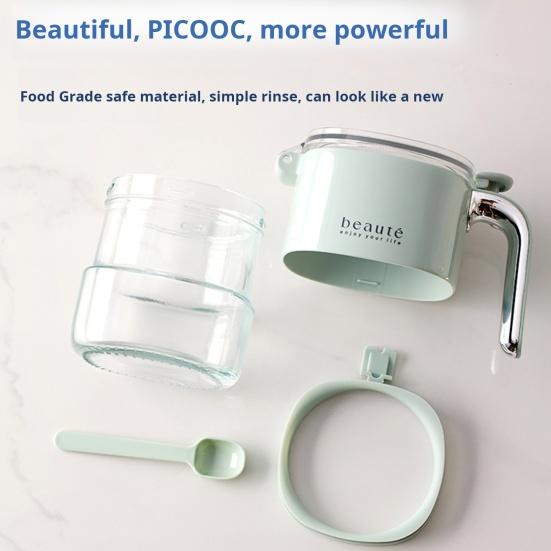 Seasoning Jar Glass Sealed Spice Bottle Organizer with Push-Button Lid Moisture Proof Empty Spices Containers for Kitchen