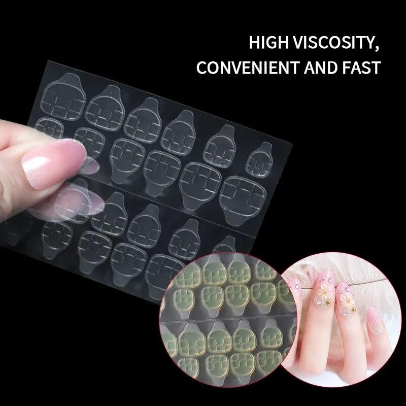Double Sided Nail Glue Stickers Jelly Gel Glue False Nail Nails Bck Glue Sticker Nails Accessories And Tools Reusable