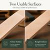 2pcs Beech Wood Leather Strop Dual Sided Honing Stropping Sharpener  For Knife Sharpening