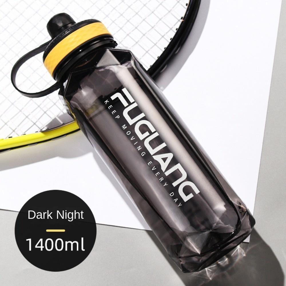 

Large Capacity Water Cup Seal Outdoor Cold Water Jug Outdoor Sports Fitness Bike Cup Making Tea black-1400ml