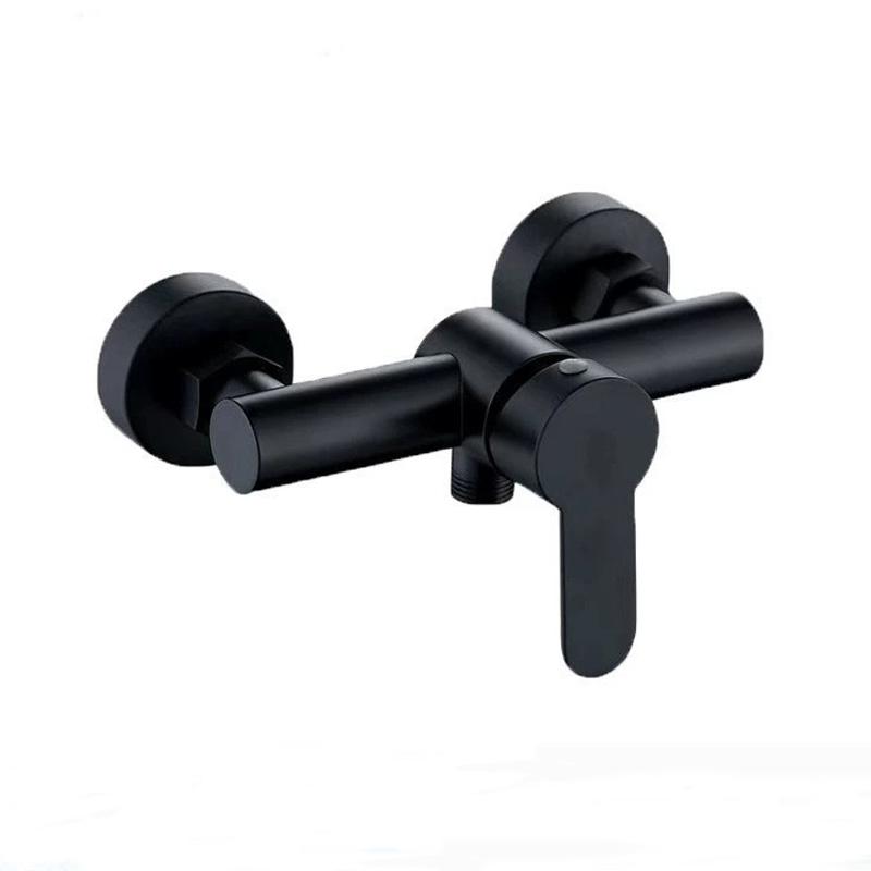 Grifo de Ducha de Acero Inoxidable, Mezclador de Agua Fría y Caliente Montado en Pared para Cabezal de Ducha y Rociador de Mano para Baño