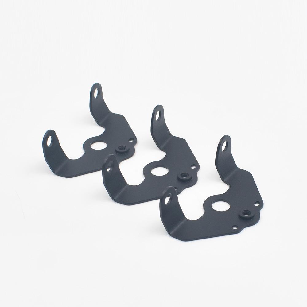 Kawasaki ZX4R/ZX4RR ZX400 Front Headlight Fairing Mount Bracket - Black Aluminum Alloy Medium Size