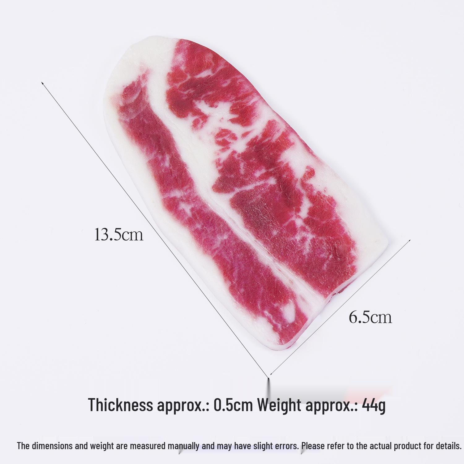 Custom Simulation Food: Snowflake Beef Slices & Streaky Pork Props for Film/TV
