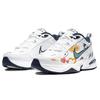 Nike Air Monarch 4 Slip Resistant Abrasion Resistant Support Low Top Chunky Sneakers Unisex Blue White 415445-102(Team10-)