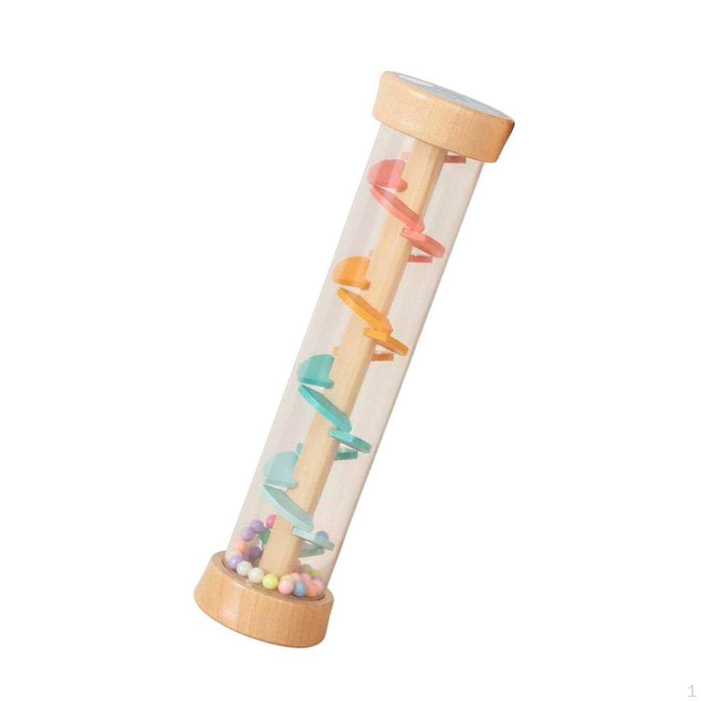 Wooden Rainstick Shaker Develops Fine Movement Skills for Young Children