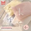MaoRen Women's Sweet Lace Bow Cotton Antibacterial Underwear 4-Pack