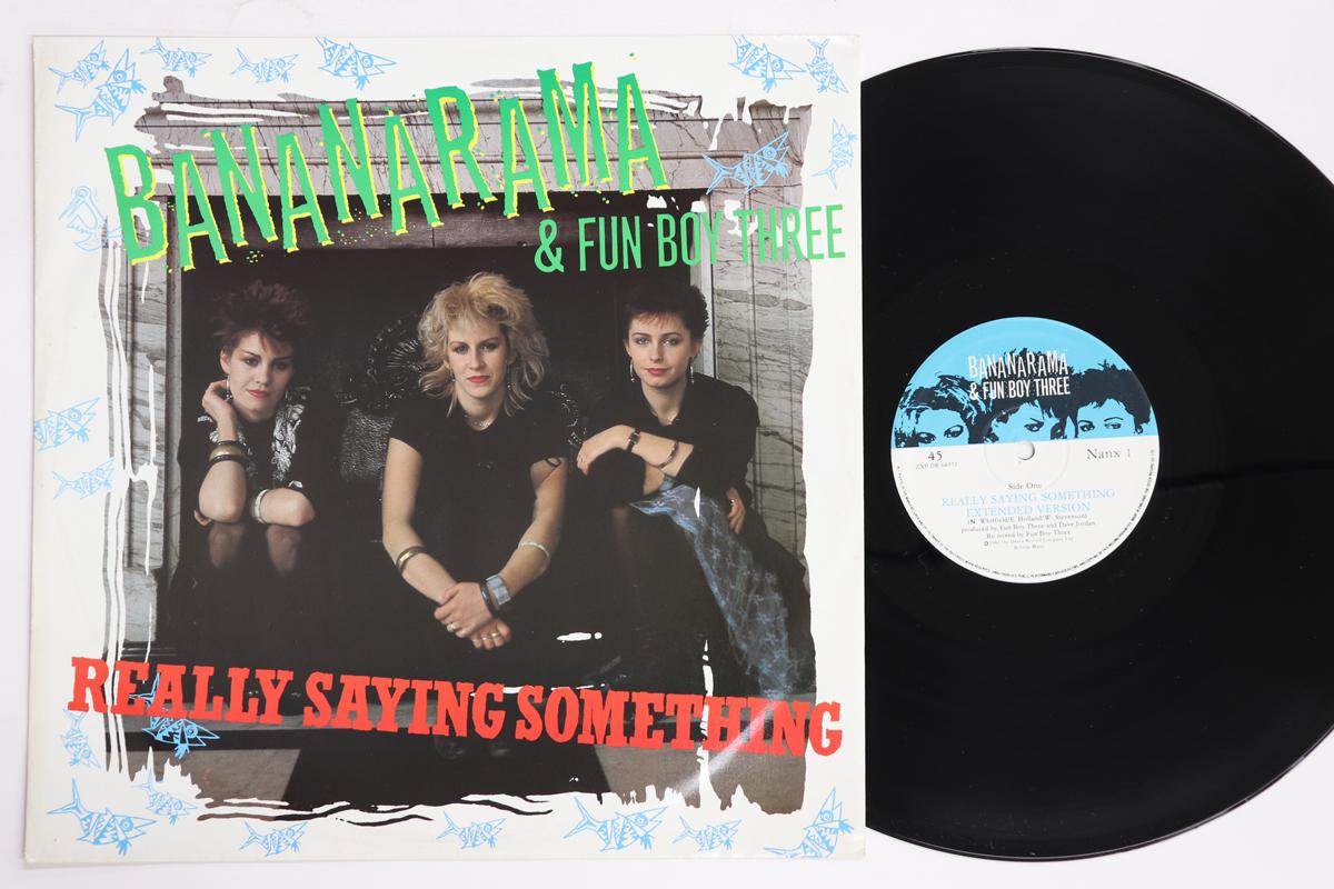 

12inch Record BANANARAMA FUN BOY THREE Really Saying Something NANX1 Deram 1982 UK Rock Used