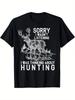 Funny Hunting T-Shirt - Deer Shirt Gift T-Shirt Summer Comfortable Casual Short