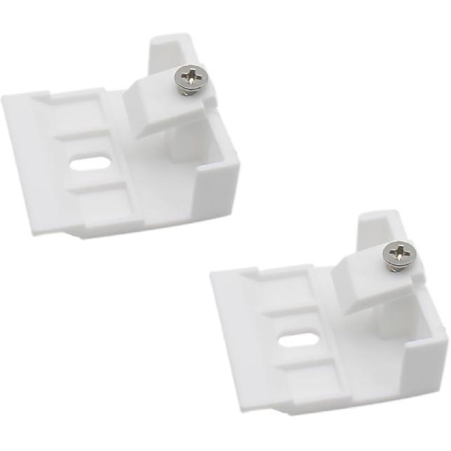 2 шт. Белые крепежные кронштейны для карниза венецианских жалюзи для складных жалюзи