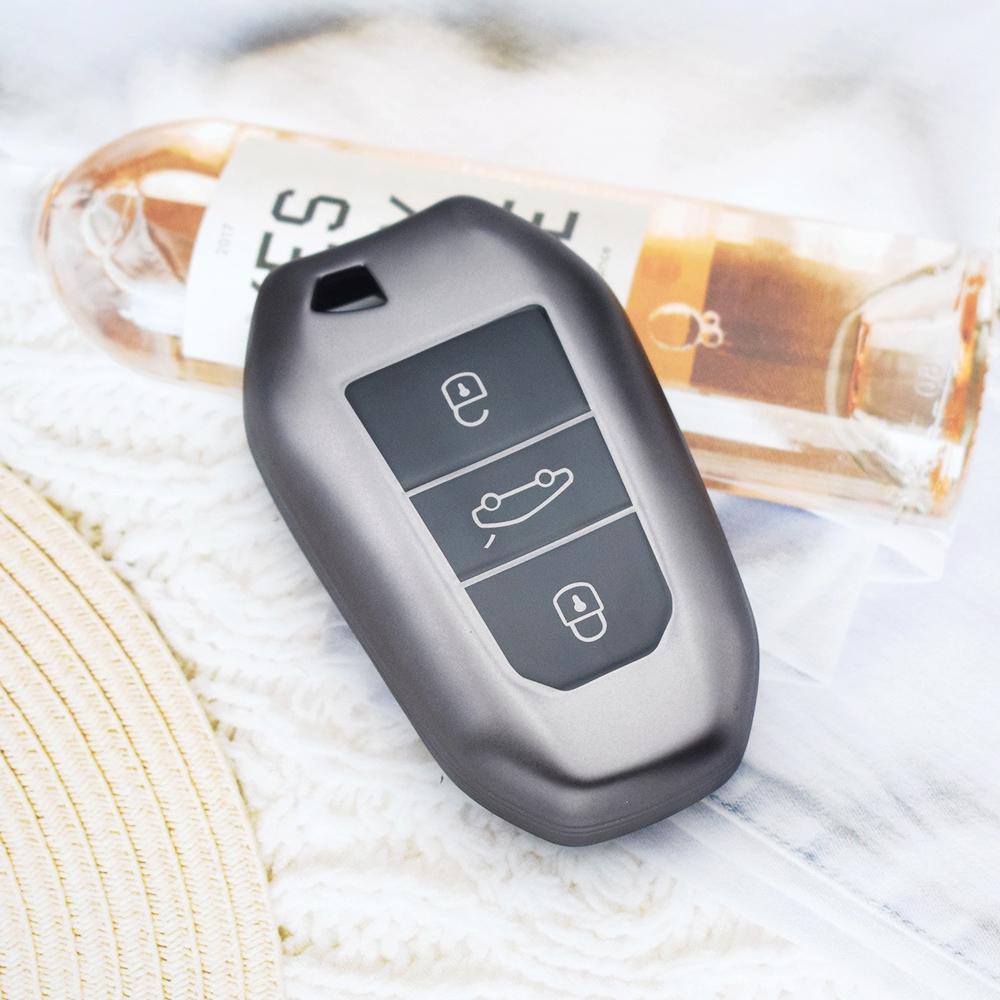 

Для Peugeot 308 408 508 2008 3008 4008 5008 для Citroen C4 C6 C3-XR ТПУ Чехол для ключа автомобиля Аксессуары