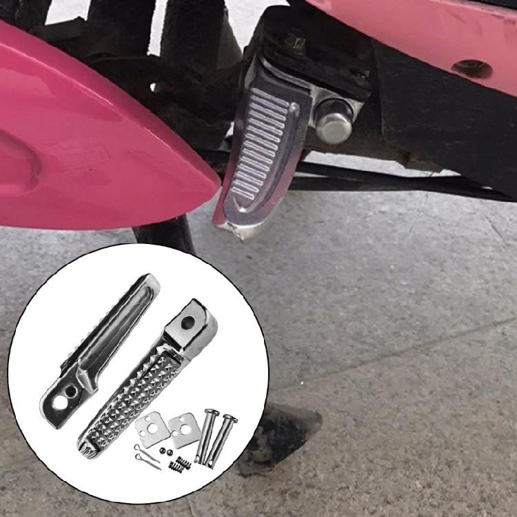 Anti Slip Motorcycle Rear Foot Pegs Lightweight Aluminum Heavy Duty Motorcycle Passenger Footrests Designed for Smooth & Safe Rides