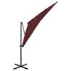 Umbrella with LED Lighting 250 Cm Burgundy Red