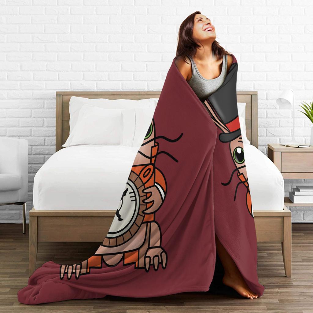 Dark Alice Madness Returns Game Plush Blanket Flannel Throw Blanket For Couch Chair Warm Soft Custom Quality Bedspread Gift