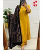 Damen Designer Top Tunika A-Linie Kurta Set Salwar Kameez Partykleidung Bollywood Salwar Anzug
