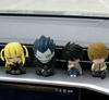 4pcs/Set Death Note Sleeping Figures L Lawliet Light Yagami Misa Amane Ryuk Cute Mini Figures Capsule Toy Car Decor Anime Gifts
