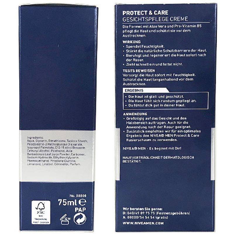 Nivea Men Mild Day Cream 75ml