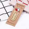 Gift Cartoon Animals Reading Paper Cilp Kittens Book Mark Bookmark Cat Bookmark Metal Bookmark