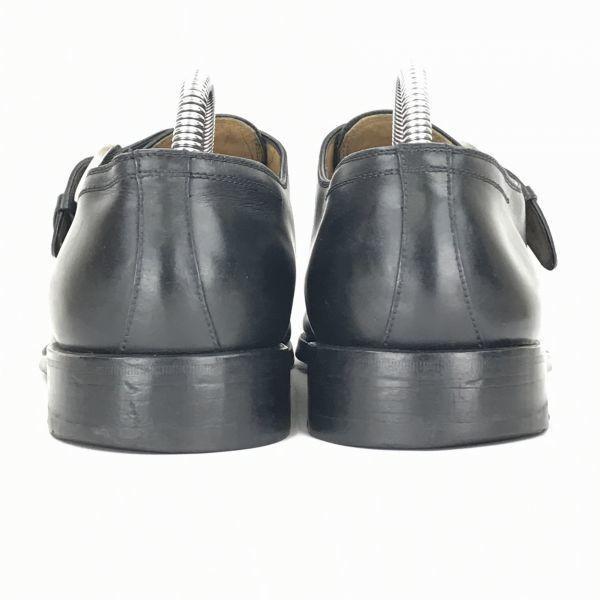 Vintage Italy Made/Plinius/Mckay Construction Leather Monk Strap Shoes/43/27.5/Black/Business(USED)