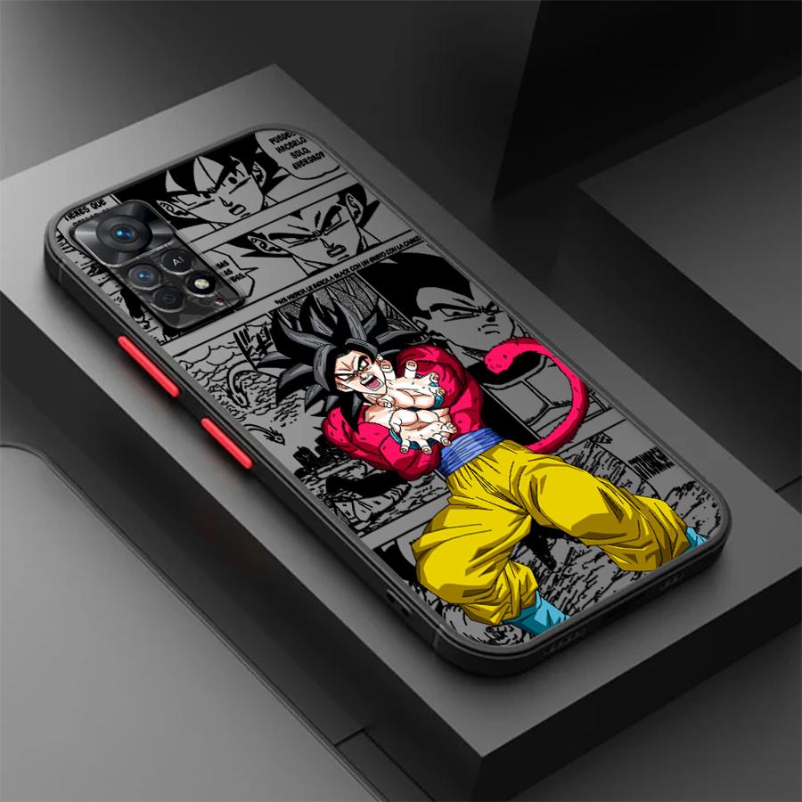 TPU Cover Phone Case for Xiaomi Redmi Note 11S 7 9S 8 9 10 11 Pro 13 14 12 ProPlus 10S 12s 8T 14 Pro+ Cool Anime DBS GK