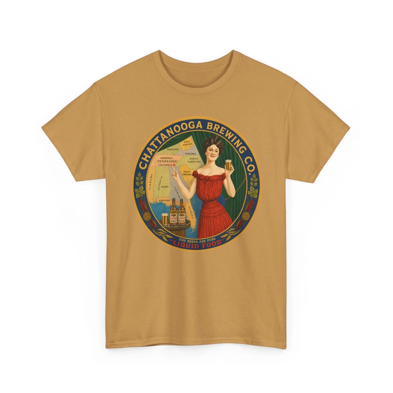 Chattanooga Brewing Co. Liquid Food TN Pre-Pro Lager Beer Retro T-Sirt 2XL