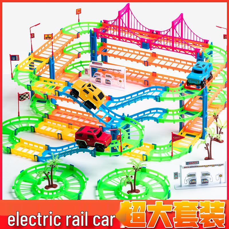 

Thomas Electric High-Speed Track Car Educational DIY Toy for Kids